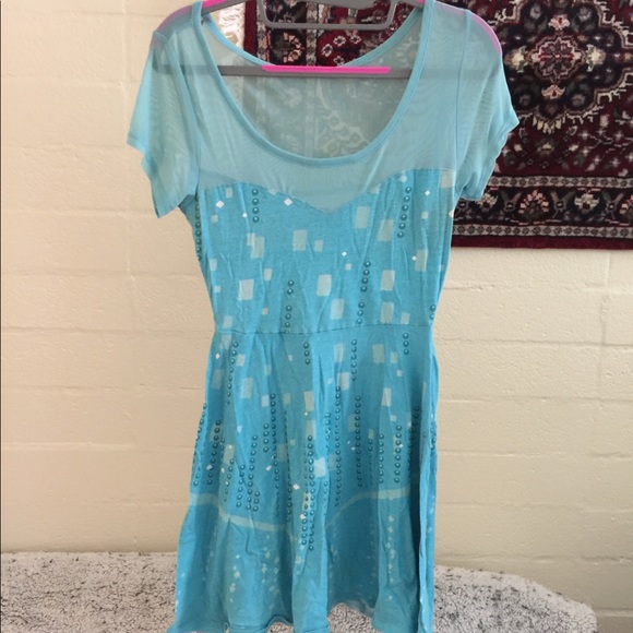 Elsa Disney Cosplay Costume Dress - Picture 1 of 2